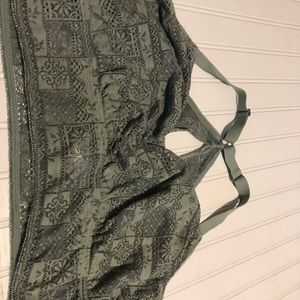 Sage green bralette